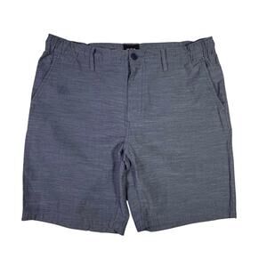 RVCA Mens Hybrid Shorts Blue 34 Stretch Drawstring Casual Surf Skate Clean Boy